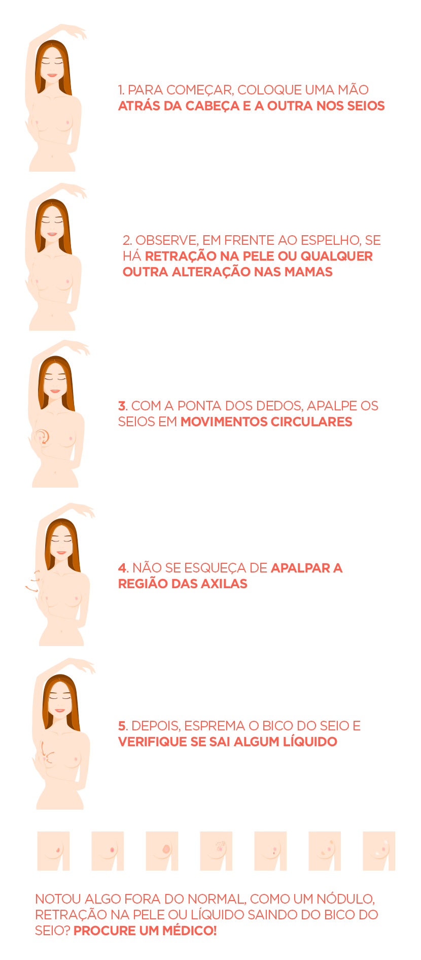 Como fazer o autoexame? Outubro Rosa